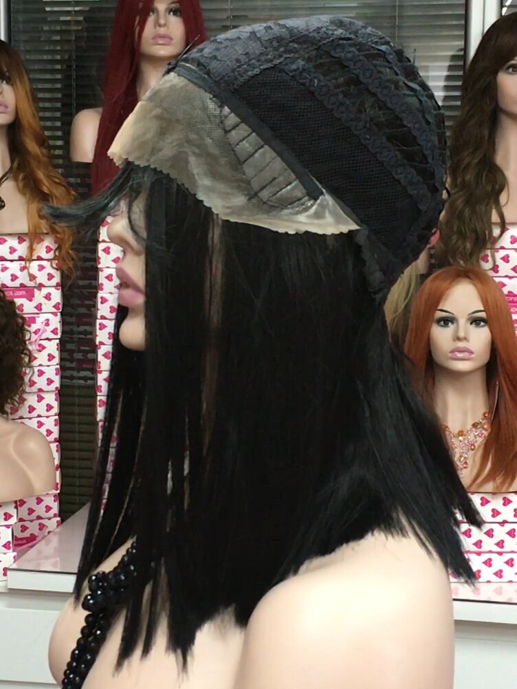 Peluca ELISENDA Color 1 LACE FRONT  Star.10 Colageno
