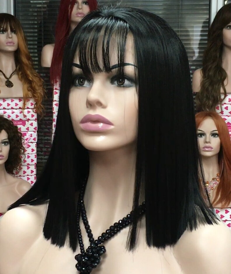 Peluca ELISENDA Color 1 LACE FRONT  Star.10 Colageno