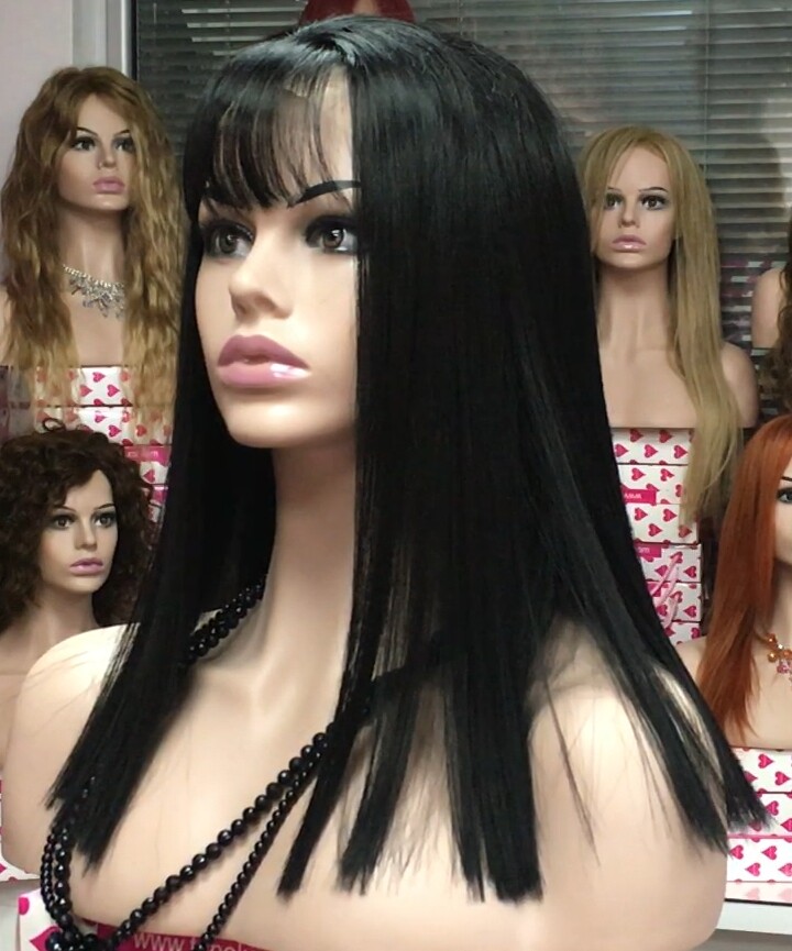 Peluca lace front LISI color 1 Star10.Colageno