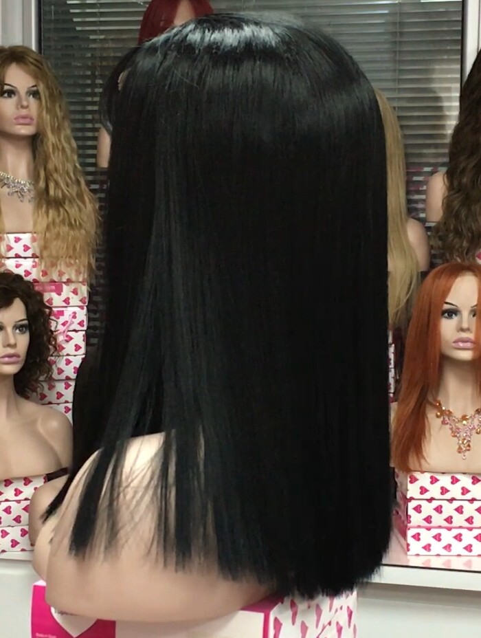 Peluca lace front LISI color 1 Star10.Colageno