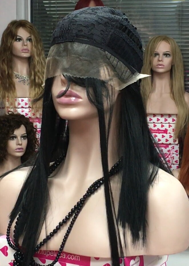Peluca lace front LISI color 1 Star10.Colageno