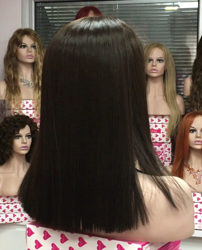 Peluca lace front LISI color 4 Star-10 Colageno