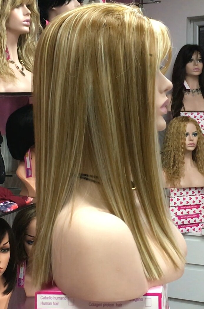 Peluca lace front LISI color 12H613/24B Star10.Colageno