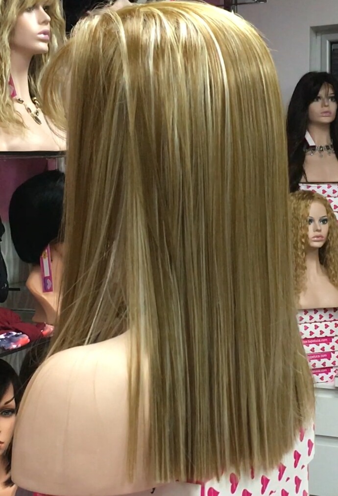 Peluca lace front LISI color 12H613/24B Star10.Colageno