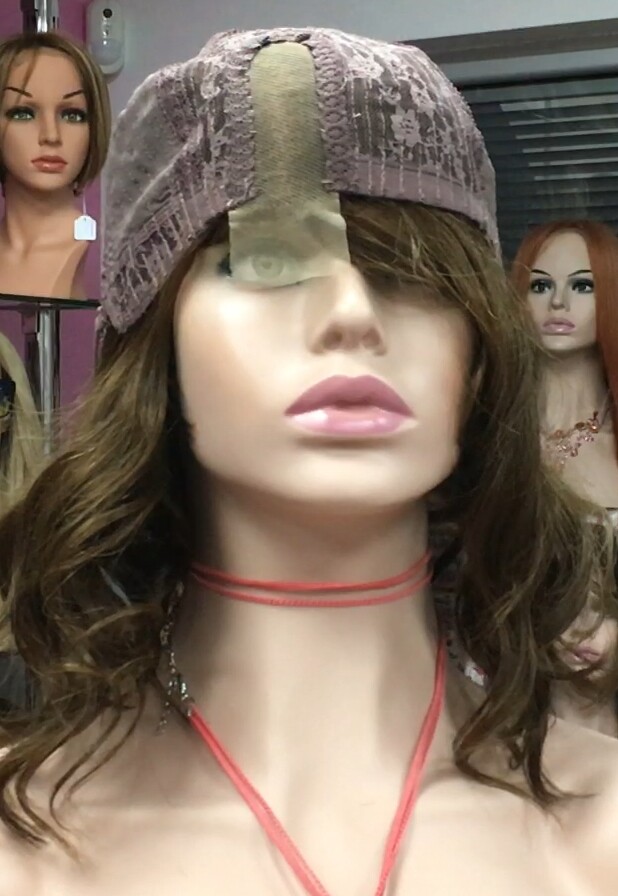 Peluca natural MELANY Ondas RAYA DE TUL color 5