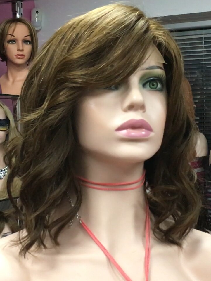 Peluca natural MELANY Ondas RAYA DE TUL color 5