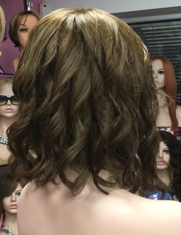 Peluca natural MELANY Ondas RAYA DE TUL color 5