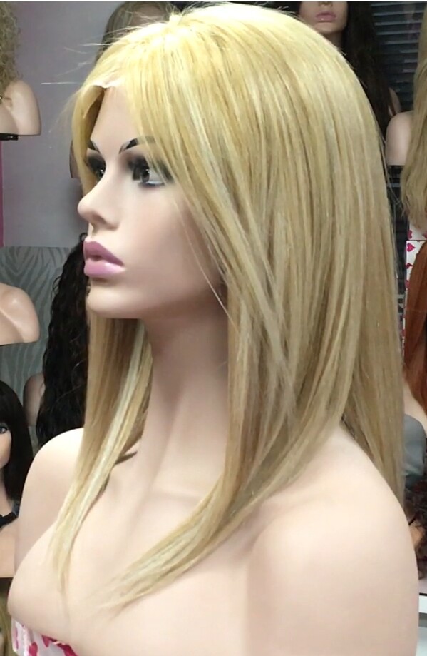 Peluca natural CLARA  Top Tul 18H613 PLATA