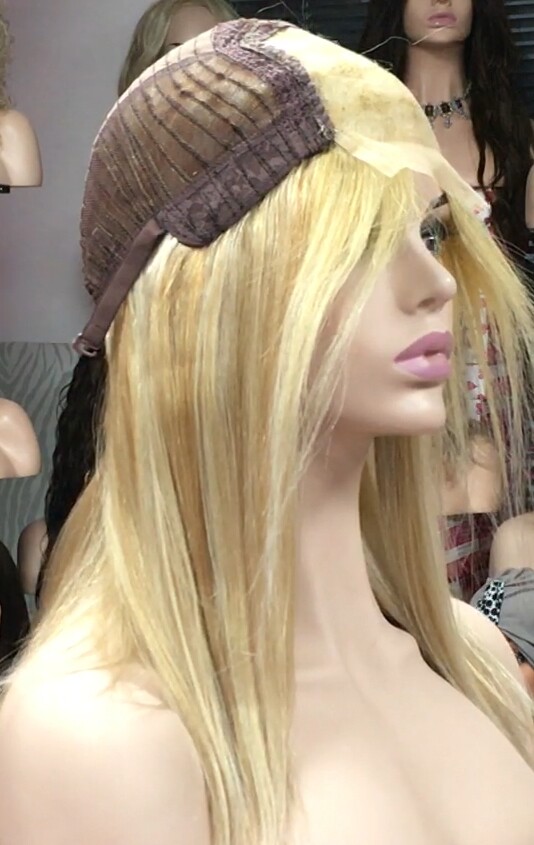 Peluca natural CLARA  Top Tul 18H613 PLATA