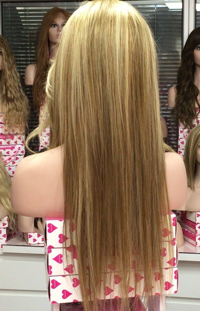 Peluca cabello natural Gladys RAYA DE TUL color 8H613