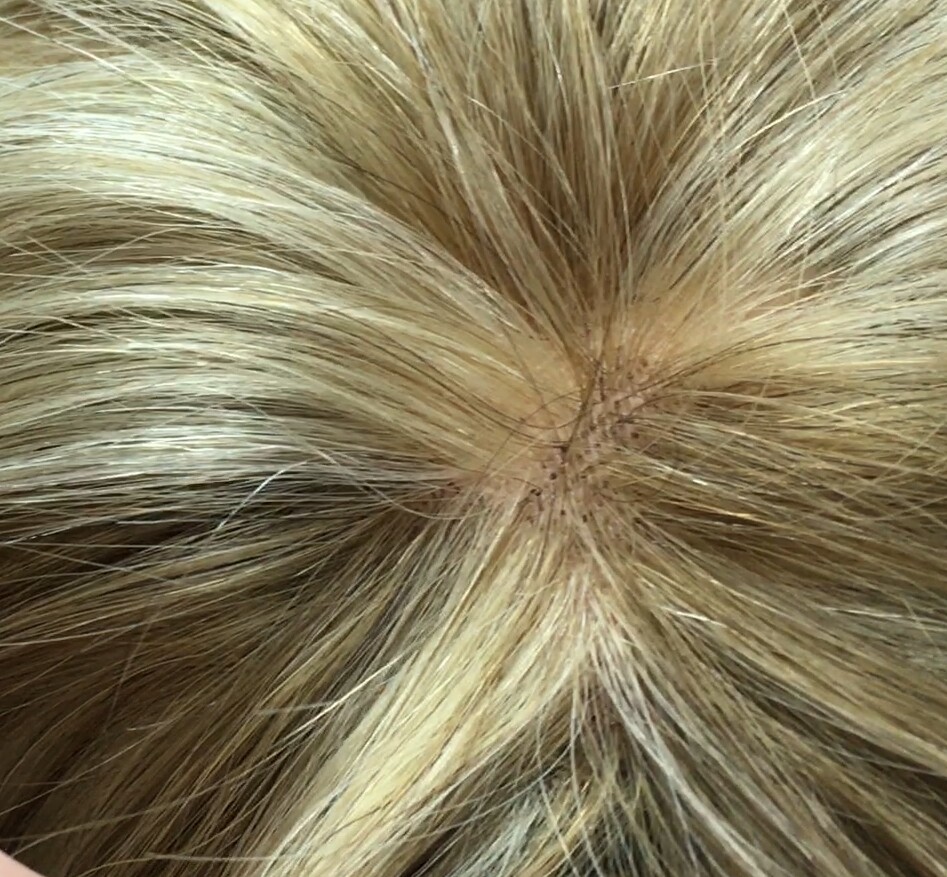 Peluca cabello natural Gladys RAYA DE TUL color 8H613