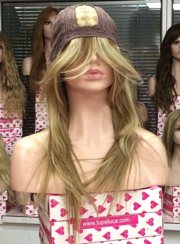 Peluca cabello natural Gladys RAYA DE TUL color 8H613