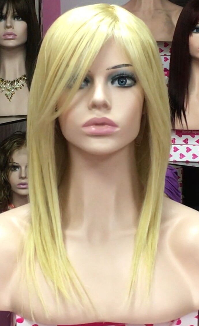 Peluca natural CLARIS color 613 confecc. Maquina