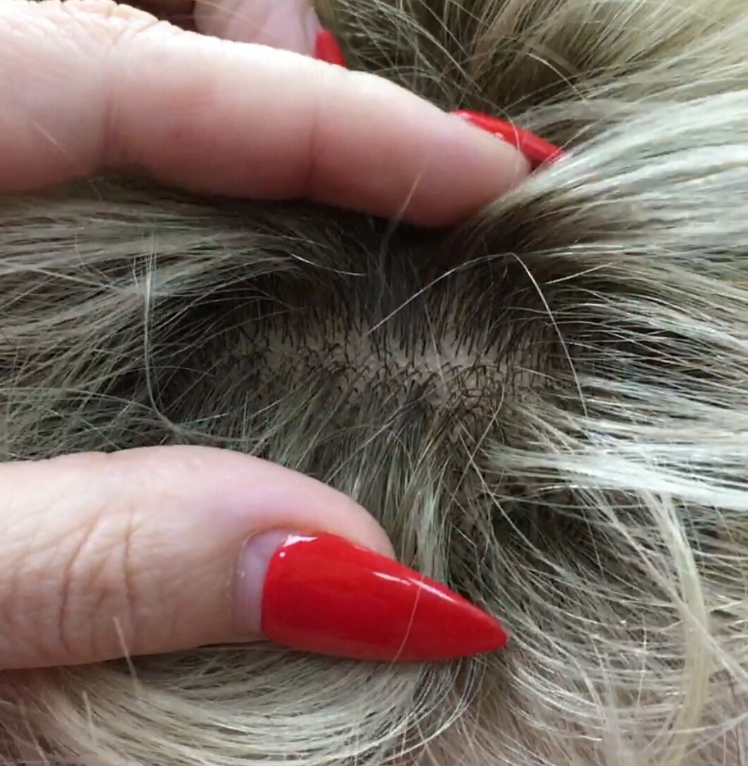 Peluca natural DONA color 6R613 TOP INYECCION