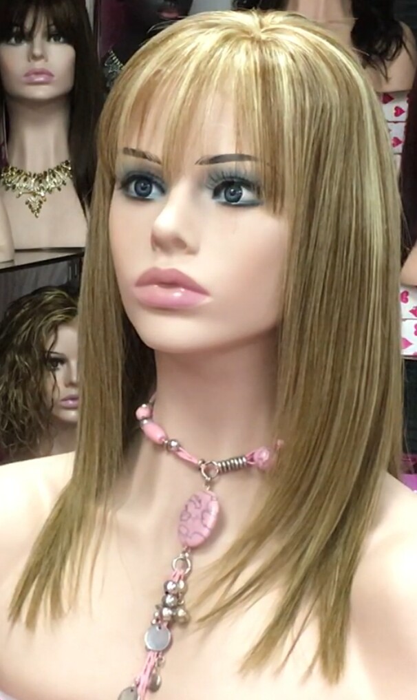 Peluca natural NATASHA color 8H613B TOP TUL transparente efecto piel