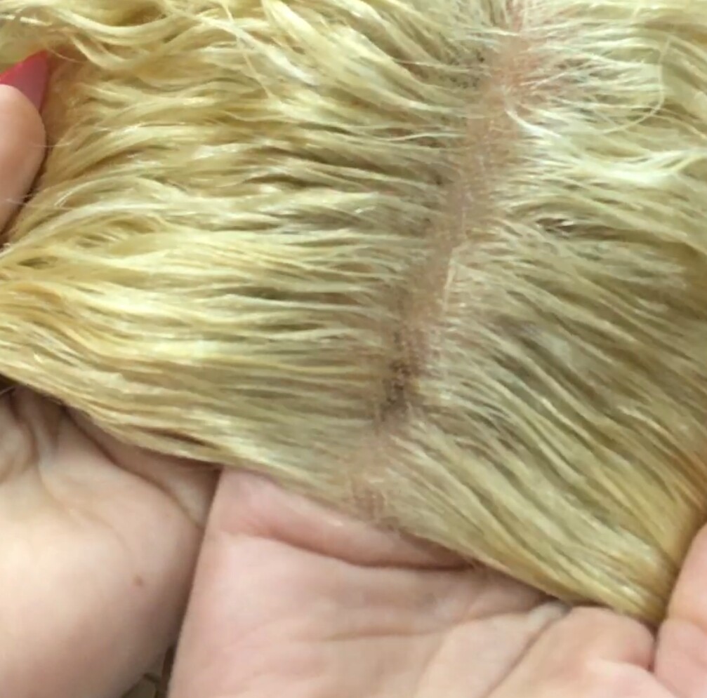 Peluca rizada PELO natural NINONA color 613 RAYA TUL