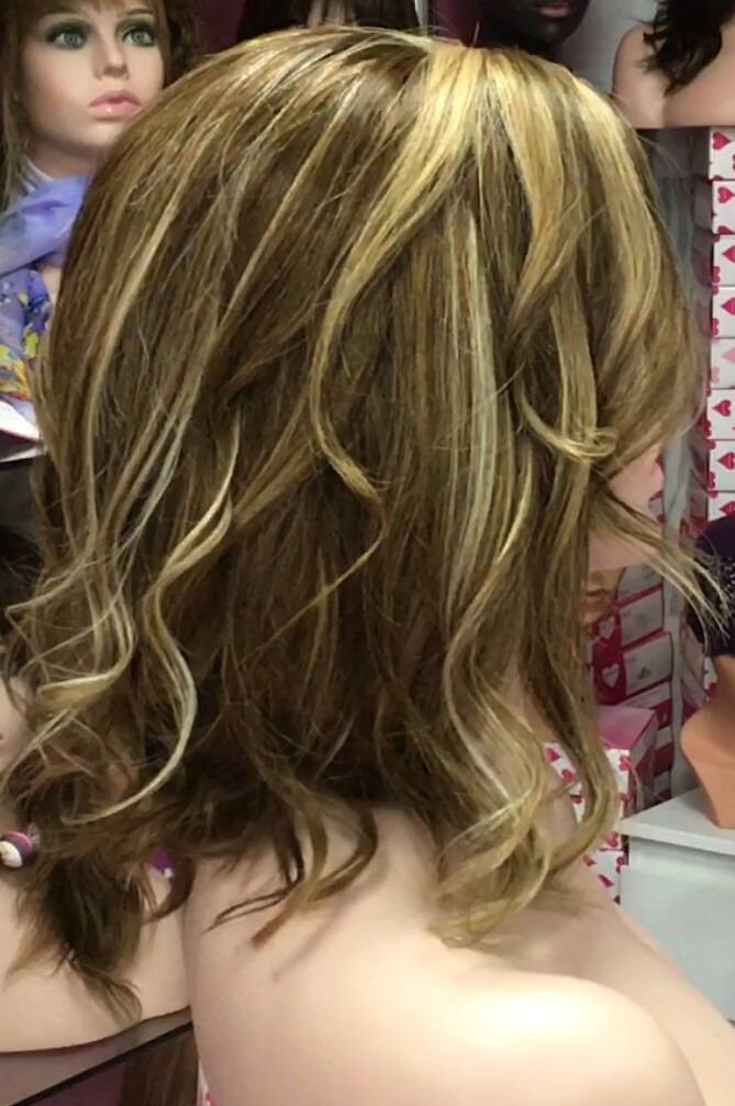 Peluca natural CECILIS ONDA RAYA TUL color 7H14H613