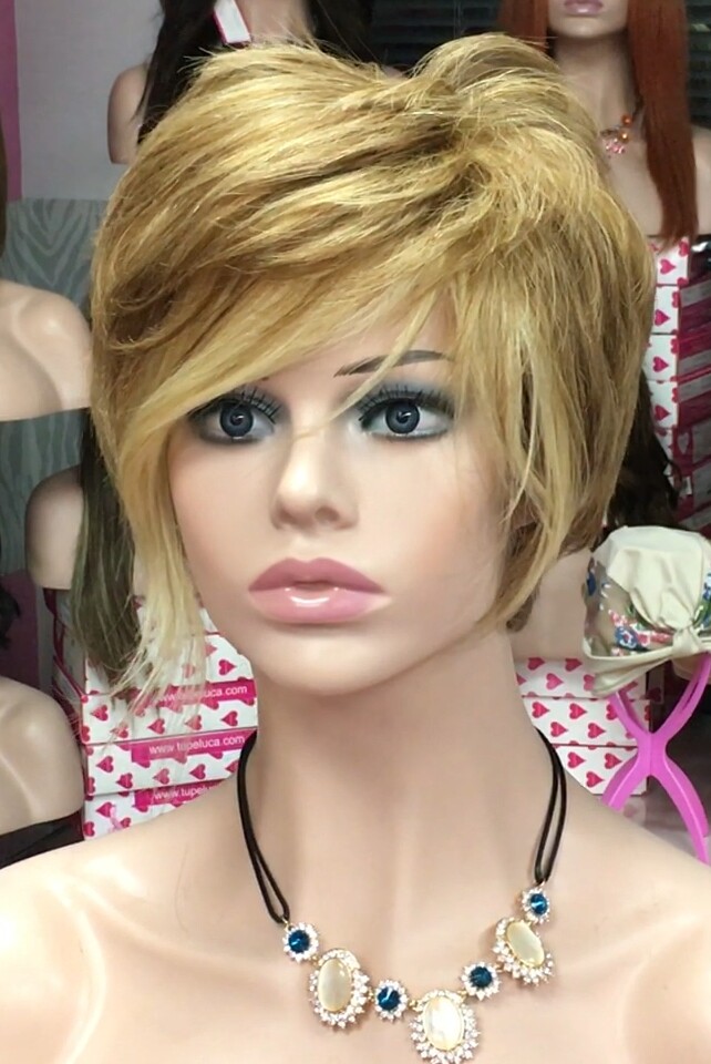 Peluca natural CATALINA color 27F613 confecc. maquina