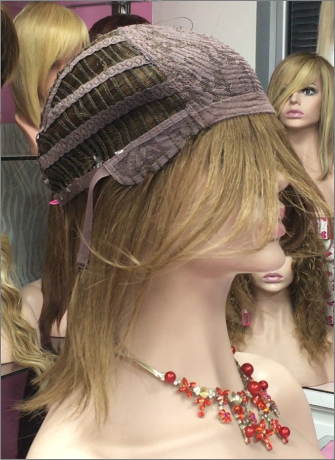 Peluca natural CECILIS color 8 (confecc. MAQUINA)