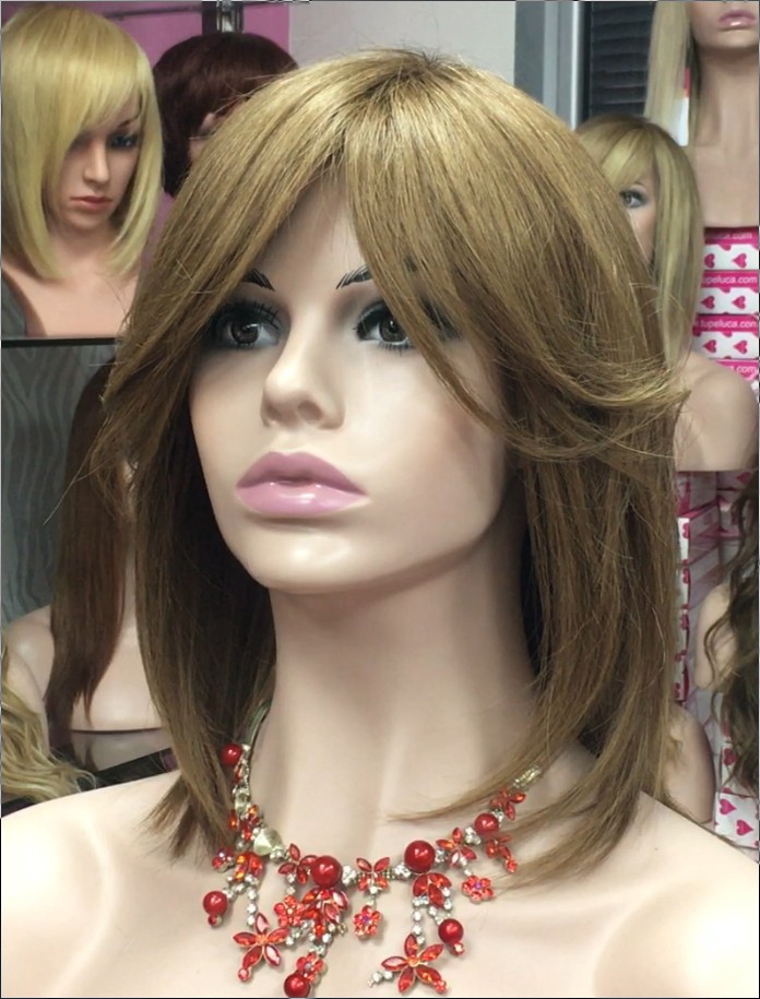 Peluca natural CECILIS color 8 (confecc. MAQUINA)