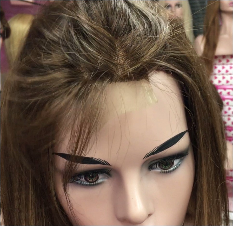 Peluca natural CLARA color 6R18 Raya de Tul