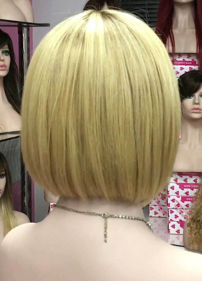 Peluca cabello natural Cleo color 5 RAIZ 27 (Tinte) confecc. maquina