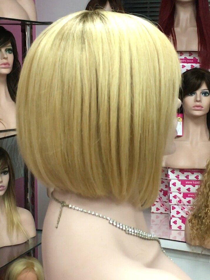 Peluca cabello natural Cleo color 5 RAIZ 27 (Tinte) confecc. maquina
