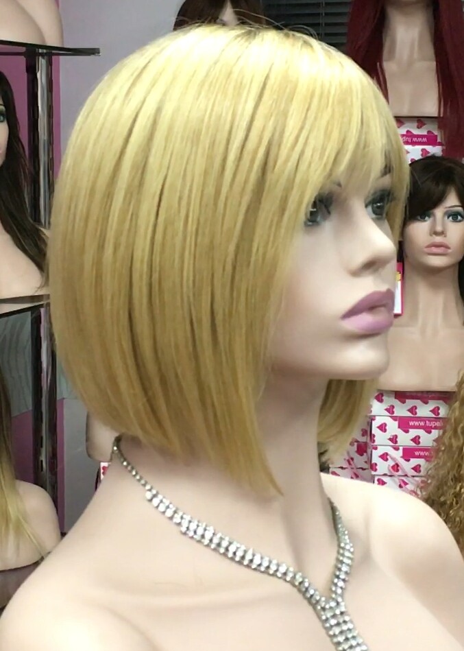 Peluca cabello natural Cleo color 5 RAIZ 27 (Tinte) confecc. maquina