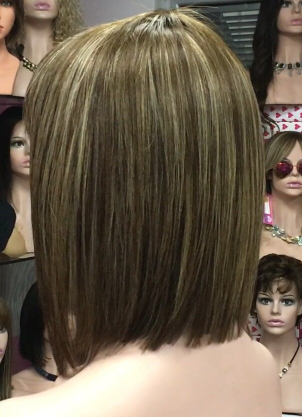 Peluca natural CLEO color 5h8h613 confecc. MAQUINA