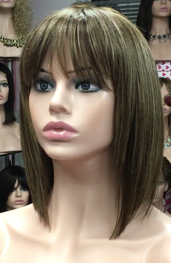 Peluca natural CLEO color 5h8h613 confecc. MAQUINA