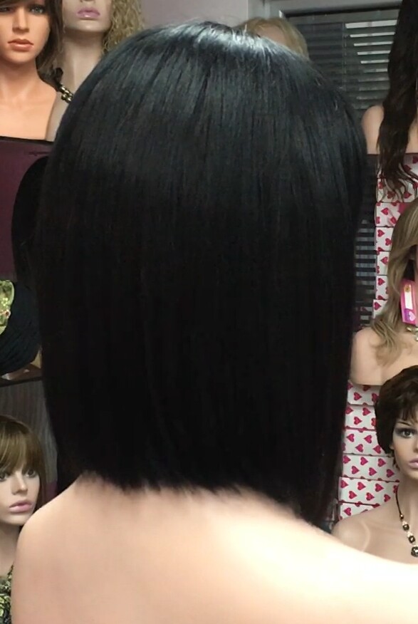Peluca natural Cleo color 1 RAYA TUL transparente efecto piel
