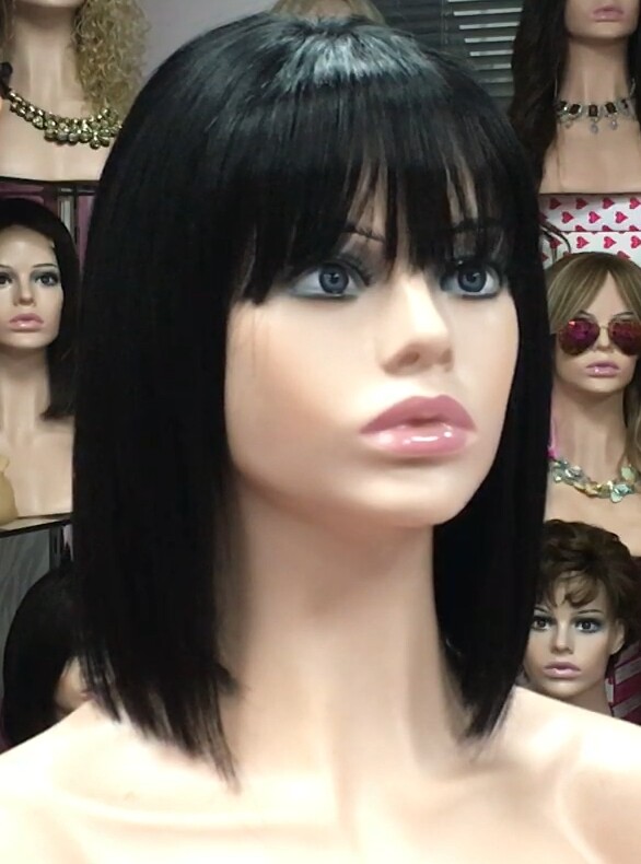 Peluca natural Cleo color 1 RAYA TUL transparente efecto piel