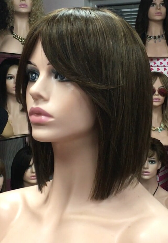 Peluca natural Cleo FLECO LARGO color 2/5 Conf.Maquina