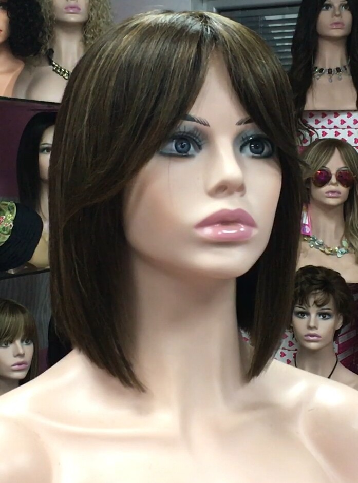 Peluca natural Cleo FLECO LARGO color 2/5 Conf.Maquina