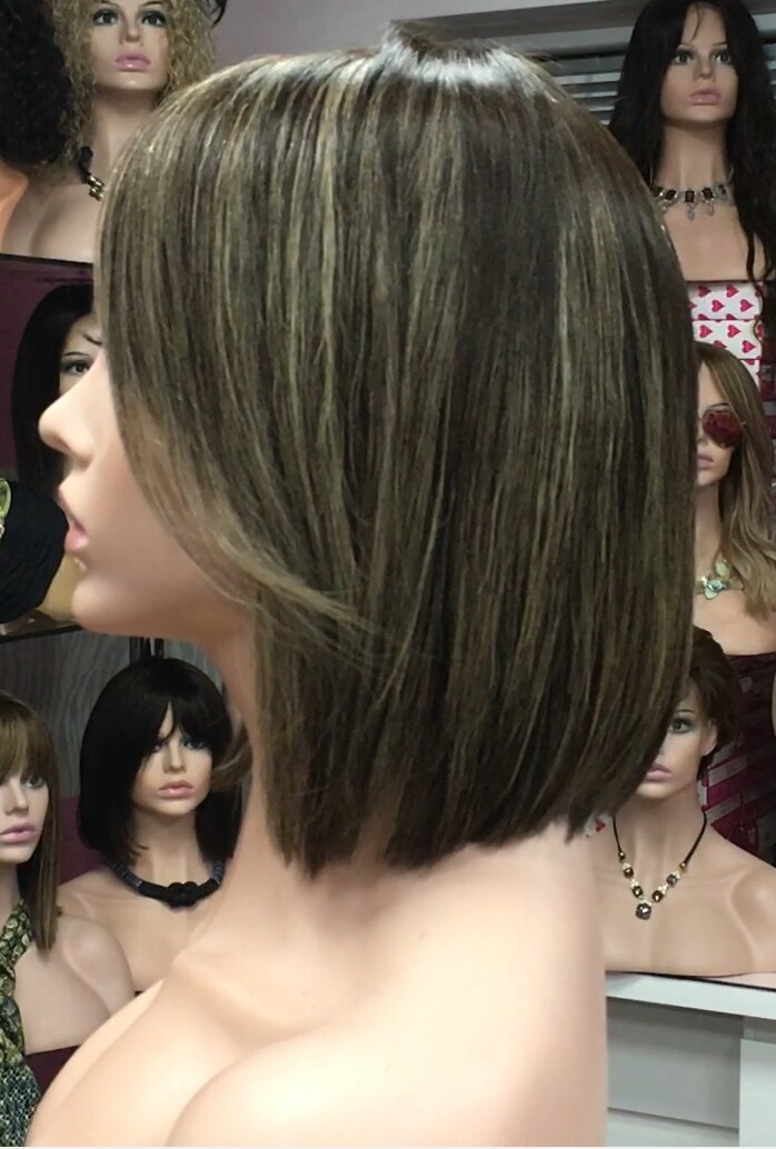 Peluca natural Cleo FLECO LARGO color 4h16 Confecc Maquina