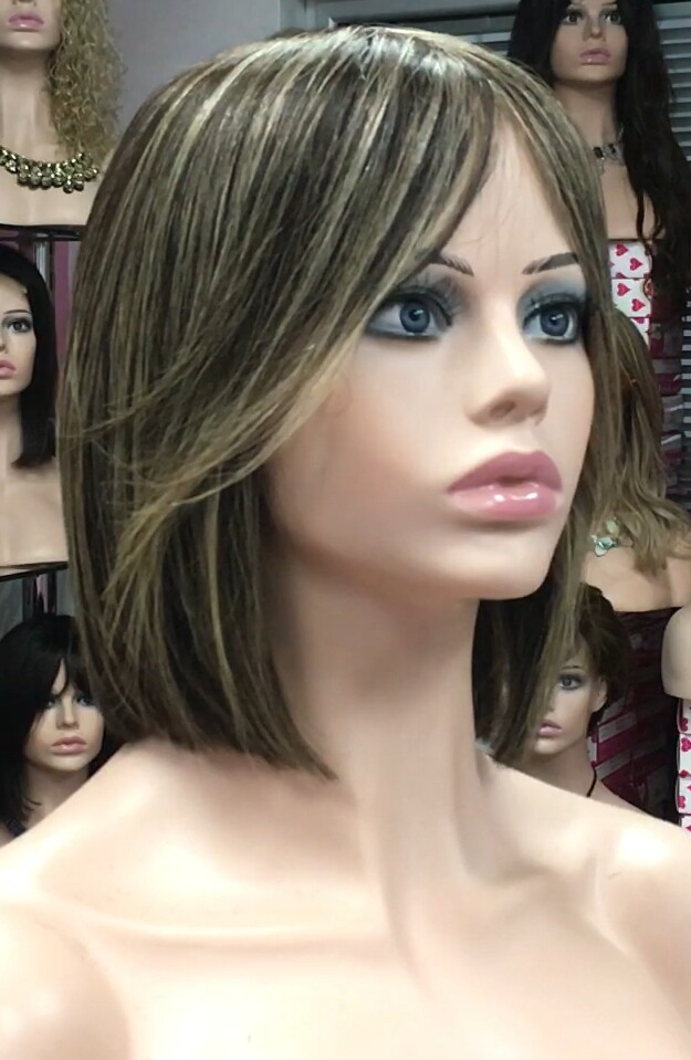 Peluca natural Cleo FLECO LARGO color 4h16 Confecc Maquina