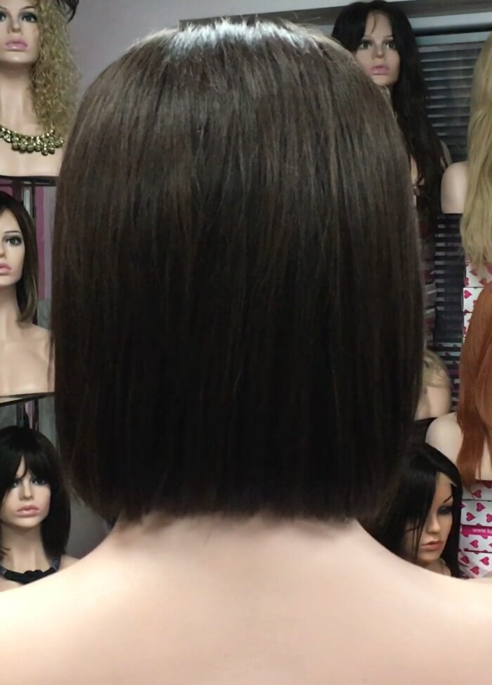 Peluca natural Cleo FLECO LARGO color 2 TOP TUL Transparente