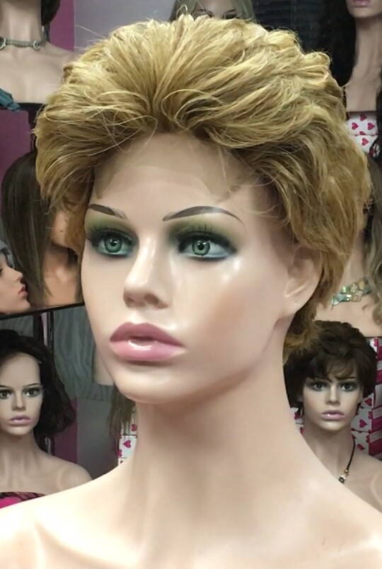 Peluca natural DONA Color 10H27b  top Tul ENTERO