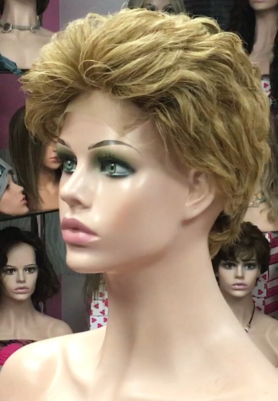 Peluca natural DONA Color 10H27b  top Tul ENTERO
