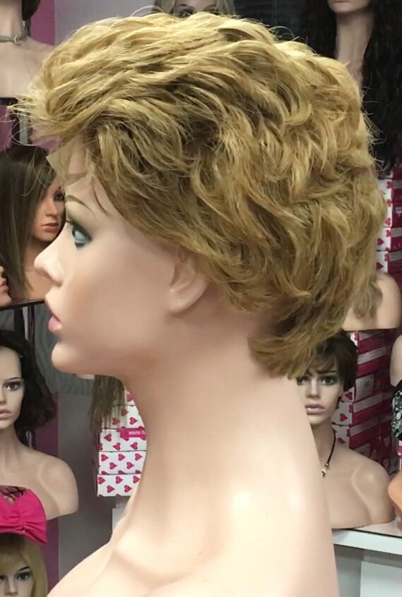 Peluca natural DONA Color 10H27b  top Tul ENTERO