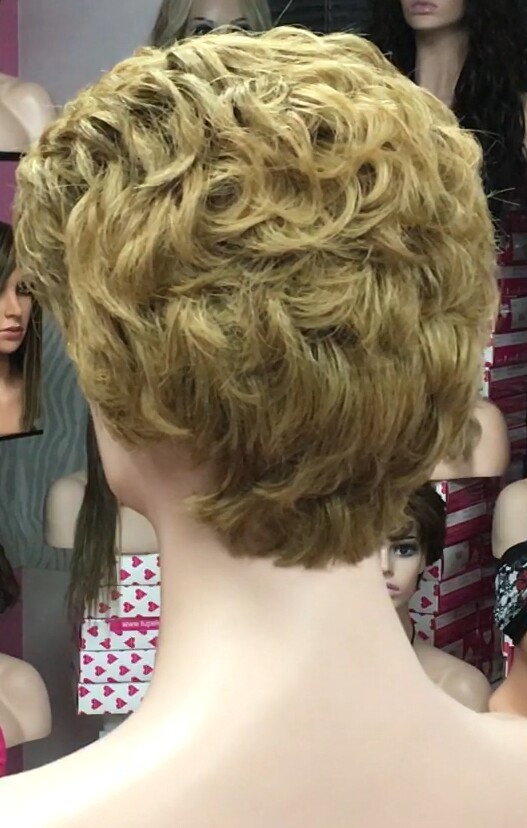 Peluca natural DONA Color 10H27b  top Tul ENTERO