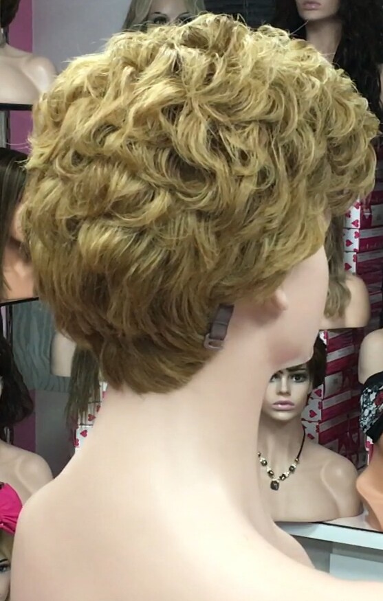 Peluca natural DONA Color 10H27b  top Tul ENTERO