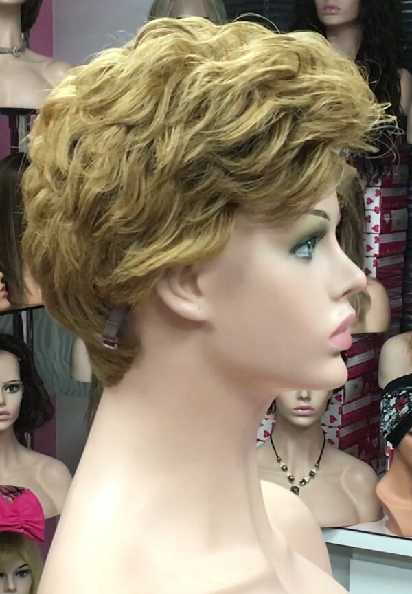 Peluca natural DONA Color 10H27b  top Tul ENTERO