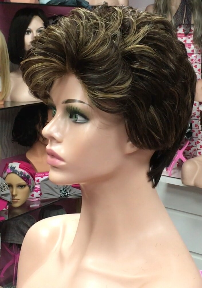 Peluca cabello natural DONA color 2h6 tul frontal