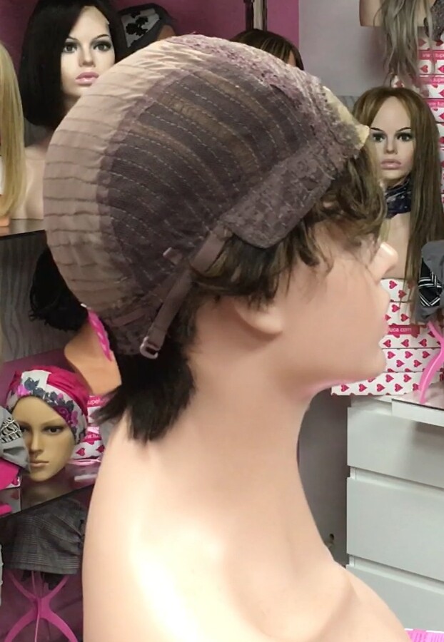 Peluca cabello natural DONA color 2h6 tul frontal