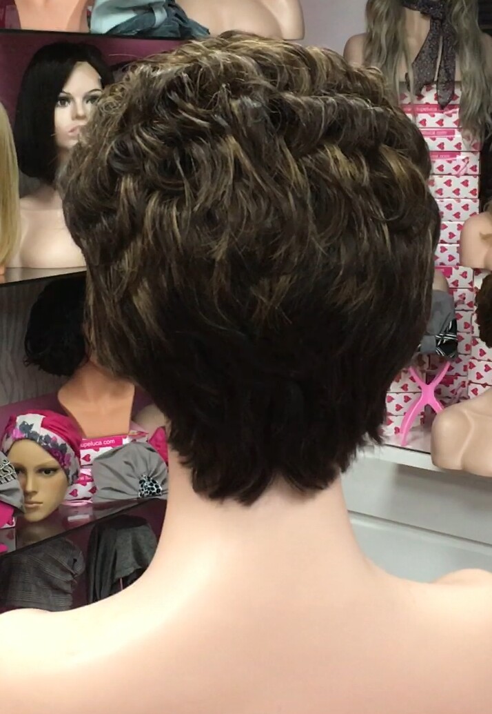 Peluca cabello natural DONA color 2h6 tul frontal