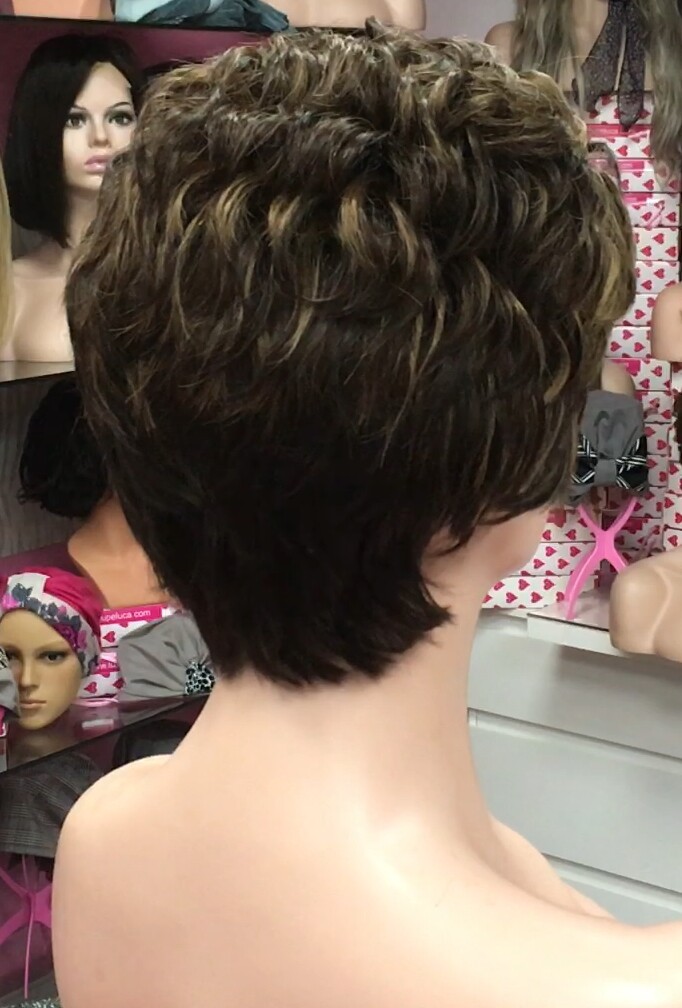 Peluca cabello natural DONA color 2h6 tul frontal