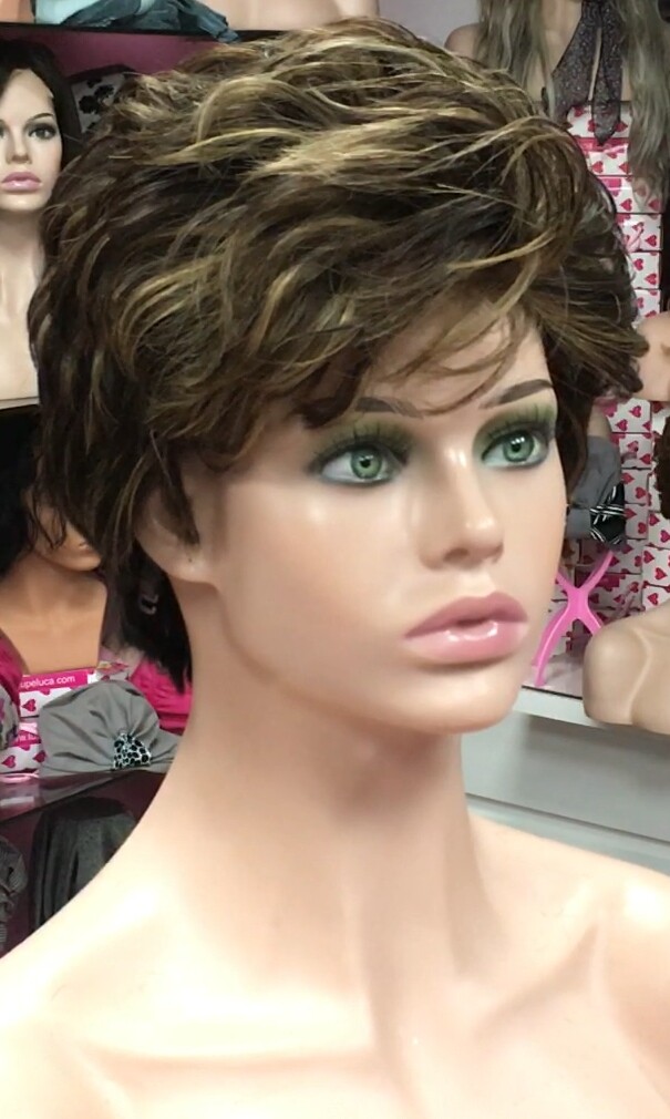 Peluca cabello natural DONA color 2h6 tul frontal