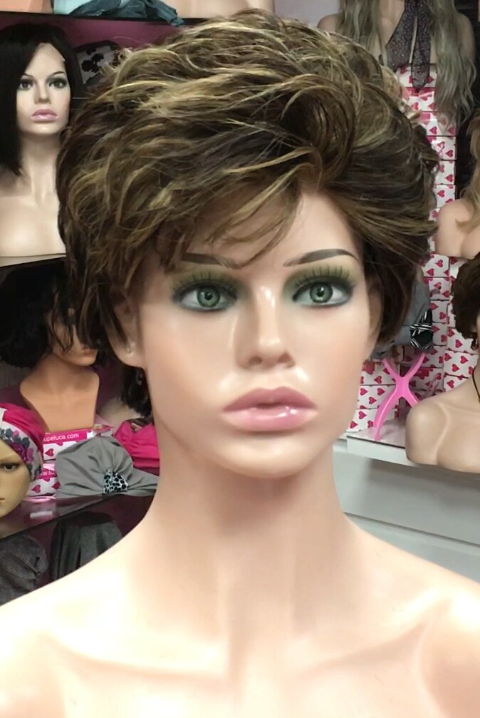 Peluca cabello natural DONA color 2h6 tul frontal