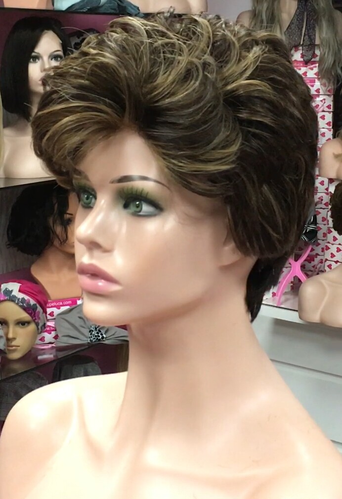 Peluca cabello natural DONA color 2h6 tul frontal